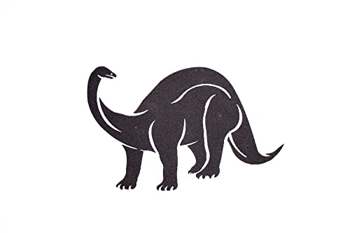 Homemania HOMESRV-49 Dinosaur Wall Decoration with Drawers, Office, Study, Room, Black Metal, 54 x 0.15 x 39 cm