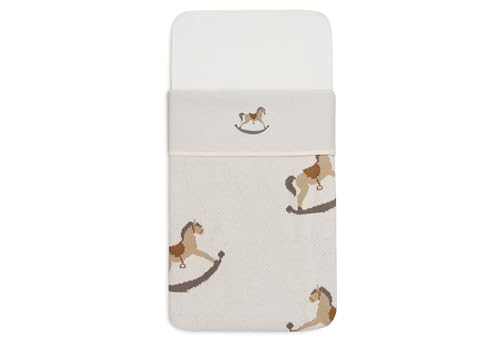 Jollein Children's Bed Sheet - Nostalgic Ride - 120 x 150 cm - 100% Cotton - Oeko-Tex Certified