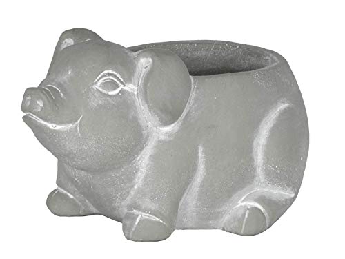 GARDENGOODZ 260014P-396 Piglet Planter, Small Natural