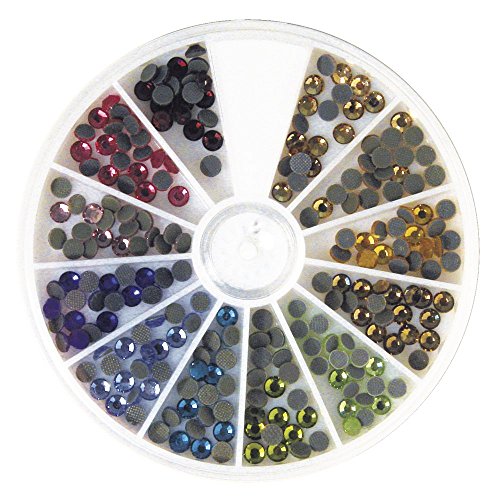 Rayher Hotfix Rhinestones, 4 mm, Box 240 Pcs., Multicoloured