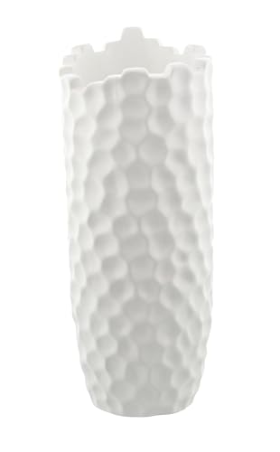 "Deco 79 Vase, Porcelain, 6"" X 6"" X 14"""