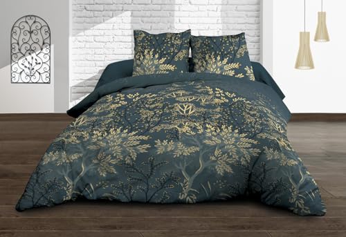 Duvet Cover 220 x 240 cm + 2 Pillowcases – Pure Cotton 57 Thread Count – Hevea