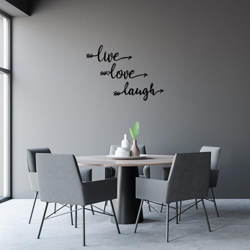 Stylish Black Decorative Metal Wall Accessory, 60 x 60 cm, 100% Metal, 1.5 cm Thickness, Perfect for Modern Home Decor & Art Display