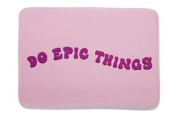 SWEET HOME Absorbent Non-Slip Soft Foam Bath Mat, 1.5 cm, Washable 30° Bath Mat, Bedroom and Children's Bedroom, Colourful Bath Mats, 50 x 70 cm