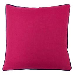 "Riva Paoletti Cushion Cover, Viscose, Fuchsia/Purple, 45cm x 45cm (18"" x 18"" inches)"