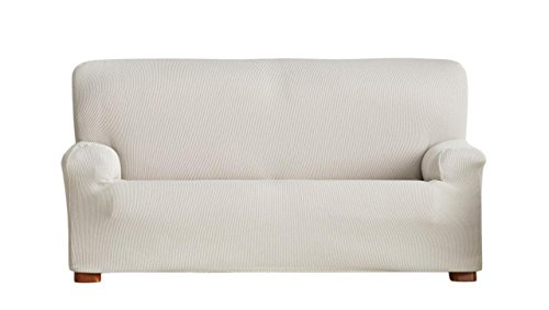 Eysa Ulises elastic sofa cover 2 seats colour 00-ecru, Polyester-Cotton, 37 x 7 x 29 cm, F725460