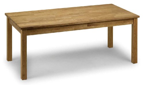 Julian Bowen Coxmoor Coffee Table, Solid Oak - H48 x W120 x D60cm