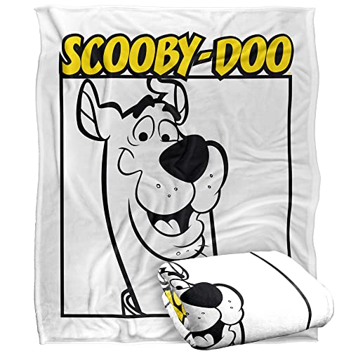 SCOOBY DOO! Scooby Square Officially Licensed Silky Touch Super Soft Throw Blanket 152 x 127 cm