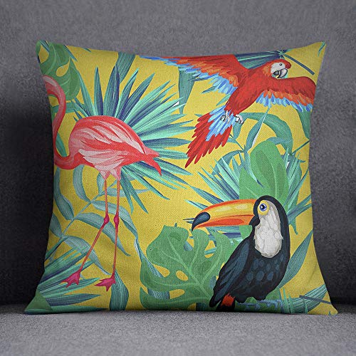 Bonamaison Decorative Cushion Cover, Throw Pillow Case, Size: 45X45 Cm - Designed and Manufactured in Turkey