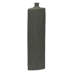 rituali domestici - Deco Monofiore Medium Stoneware Vase, 12.5 x 7 cm, Depth 40.5 cm, Hemp Collection