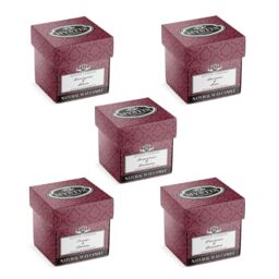 Mystix London Essential Favourites Candle Collection Gift Set - 5 Luxury Scented Candles - Eucalyptus & Lemon, Lavender & Lime, Orange & Nutmeg, Patchouli & Bergamot, Grapefruit & Rosemary