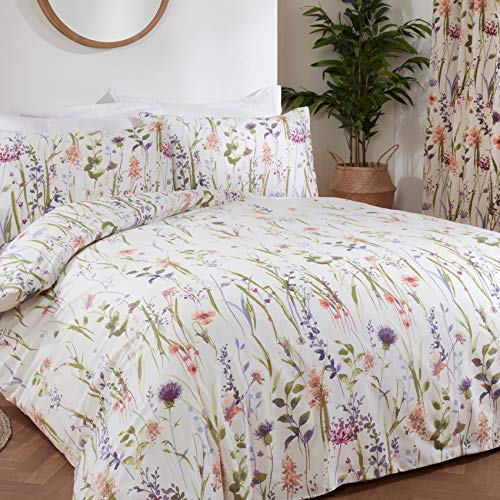 Sundour Hampshire Multi King Size Duvet Cover Set Floral Bedding Bed Set