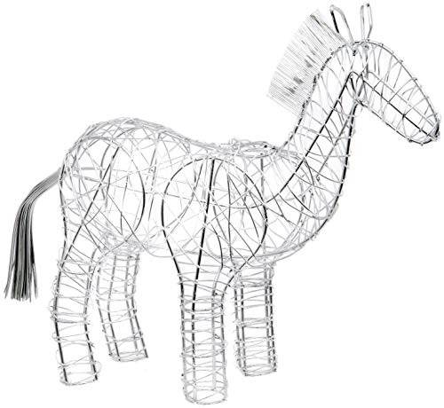 Silver Wire Electroplated Horse Decorative Ornament