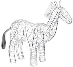 Silver Wire Electroplated Horse Decorative Ornament