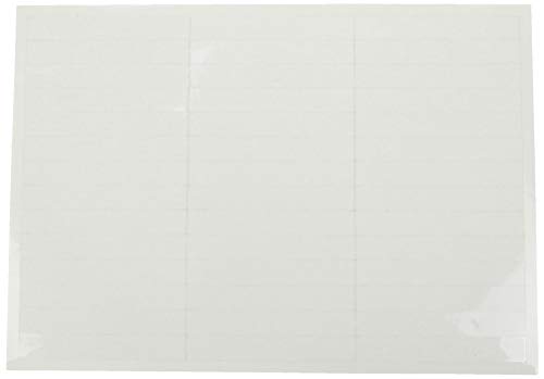 Mopec 1 Sheet = 42 Labels Clear 66 x 10 mm (X341) - Multi-Colour - One Size