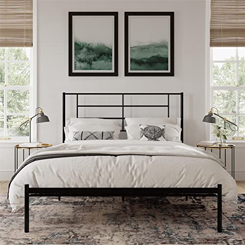 DHP Furniture Jensen Metal Bed Black King