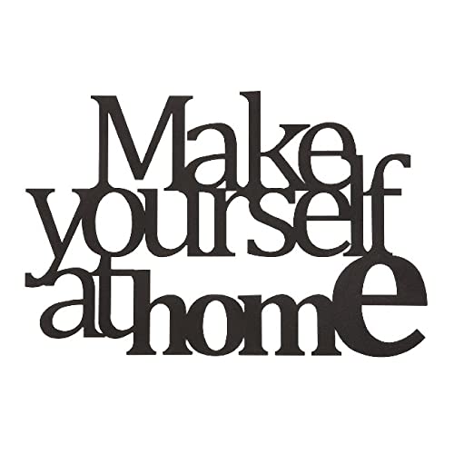 Homemania Wall Decoration, Metal, Black, Standard