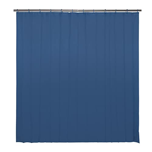"Kenney Shower Curtain Liner and Ring Set, Ethylene Vinyl Acetate, Blue, 70"" W x 72"" L (Pack of 1)"