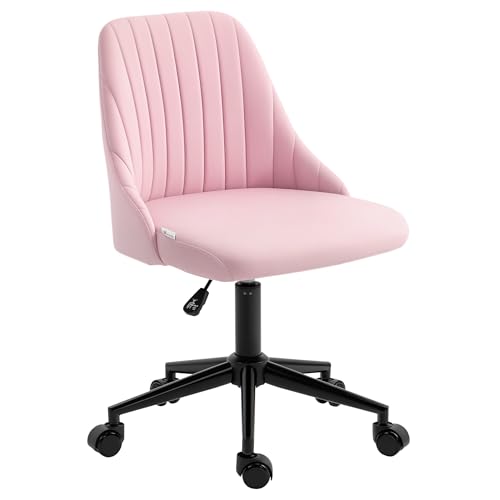 Yaheetech Itey Chair Amazon Vinsetto Armless Office Chair, Velvet