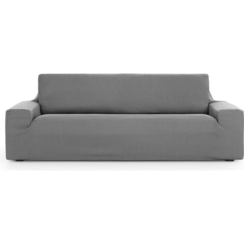 ECOMMERC3 Universal and Versatile 3 Seater Sofa Cover ??? Grey Sofa Cover Protector Easy to Install for Back, Seat and Arms