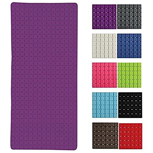 "Bath mat ""Quadro Premium"" 36x76cm purple"