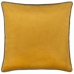 furn. Meridian Polyester Filled Cushion (Ochre/Teal - 55 x 55cm)