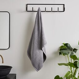 Catherine Lansfield Quick Dry Cotton Bath Sheet Grey