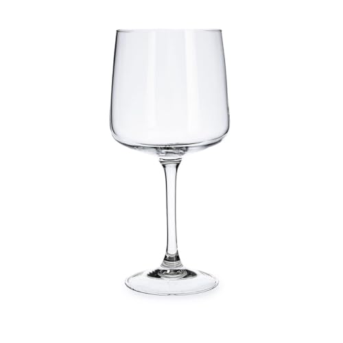 No name Ginger Box 6 Cups Combined Tensioned Glass 66cl Transparent - Transparent, Glass, format with stand, gloss finish, 66 cl, 6 pieces