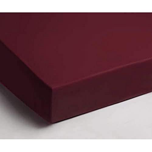 daydream Jersey Fitted Sheet Bordeaux, Cotton, 140 x 200 cm