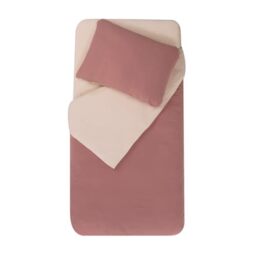 DODO Mon PTIT Duvet Cover 100 x 140 cm + Pillowcase 40 x 60 cm Nude/Old Pink
