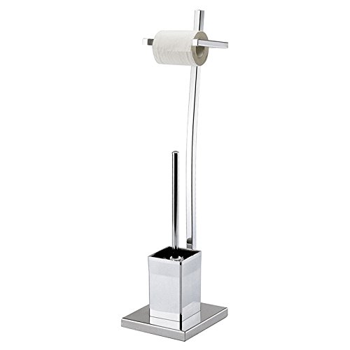 "MSV ""Pili Toilet Brush With Towel Rail/Roll Holder, Multi-Colour"
