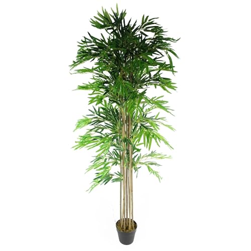 Leaf Design UK Artificial Tropical Plants and Trees, Green Natural, 180cm