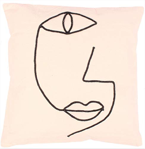 Decorative Square Cushion cover 50 x 50 cm for Home made from Cotton for Living Room Sofa Bedroom cc402