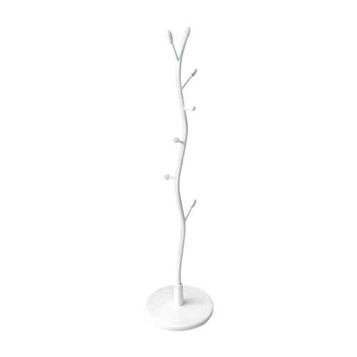 WELL HOME MOBILIARIO & DECORACIÓN Metal twist coat rack with 8 hangers, 50x50x183 cm