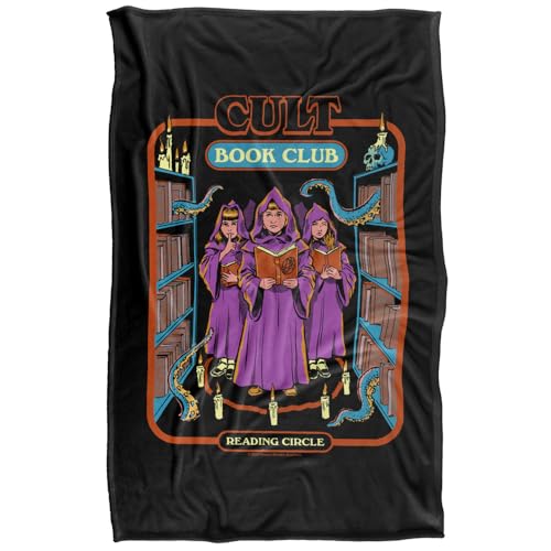 Steven Rhodes Cult Book Club Silky Touch Super Soft Throw Blanket 91 X 147 Cm