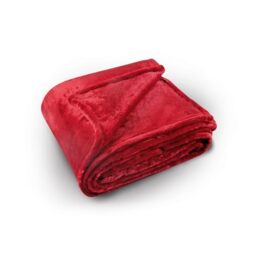 Linder 5074 Extra Soft Polyester Blanket 180 x 220 cm Red