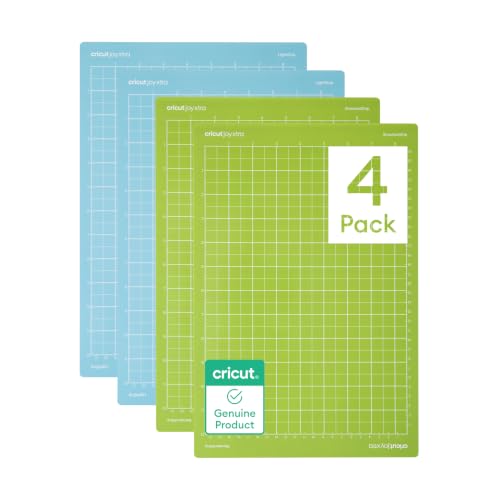 Cricut Variety Pack Mat 8.5x12 4 Pack - For Joy Xtra Machine - Includes 2 StandardGrip & 2 LightGrip