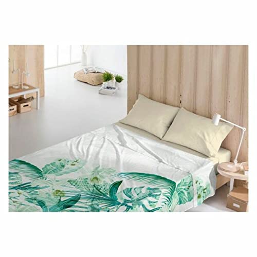 COSTURA S2800993 Tuscany Tropical Bed Sheet Set, 135 Bed, Multi-Colour, 210 x 270 cm