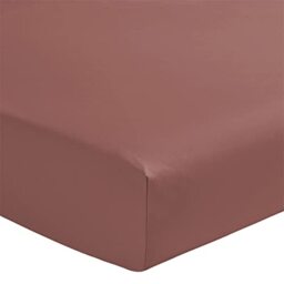 Royal Line Plain Cotton Percale Fitted Sheet 80 x 200 cm Made in France