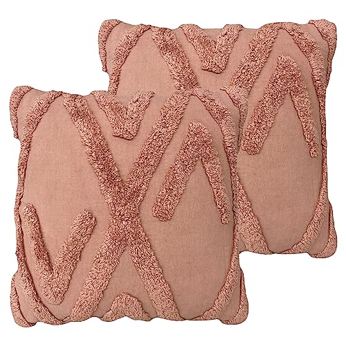 furn. Kamjo Geometric Tufted Polyester Filled Cushion - Twin Pack