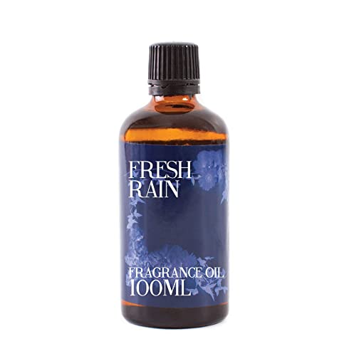 Mystic Moments - Fresh Rain Fragrance Oil - 100ml - Fresh Rain notes create a fresh watery scent for candles, soaps, wax melts and diffusers.