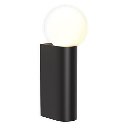 Astro Ortona Single Bathroom Wall Light - IP44 Rated - (Matt Black), G9 Lamp, Designed in Britain - 1459005-3 Years Guarantee