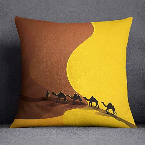 Questo Casa Decorative Cushion Cover, Cushion Cover, Home Decoration, for Sofa, Coffee, Size: 45 x 45 cm – Designed and Made in Türkiye