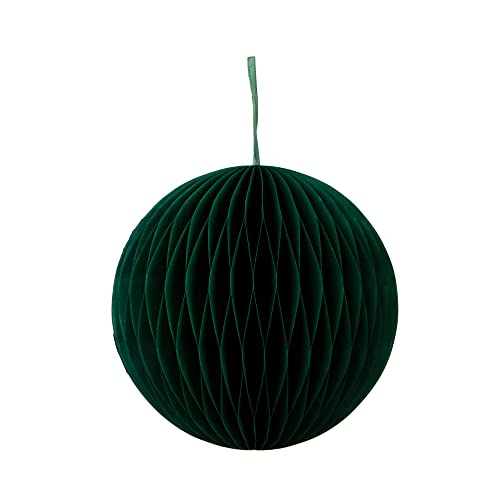 Talking Tables Large Dark Green Honeycomb Decoration for Party - Hanging Christmas Décor, Easy to Assemble for Special Occasions