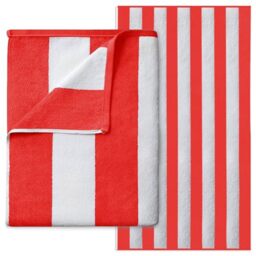 GC GAVENO CAVAILIA Microfiber Beach Towel Extra Large - Super Absorbent, Sand Free Beach Towels For Adults (100x200 cm) - Beach Towel 1 Piece - Quick Dry Beach, Swimming Towel, Pool Towel, Gym - Red