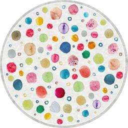 vilber, Vinyl Rug Dots DU-20 Round Diameter 52 cm