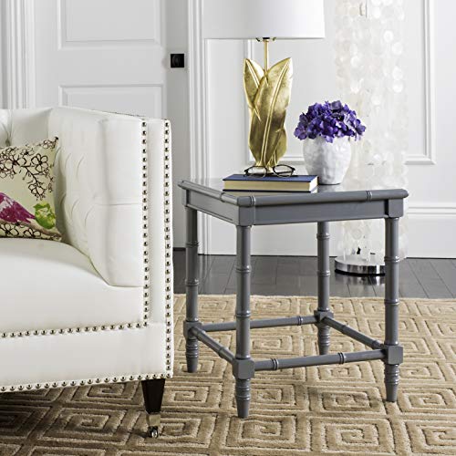 Safavieh Modern Accent Table with Wooden, in Grey, 50 X 50 X 55.88