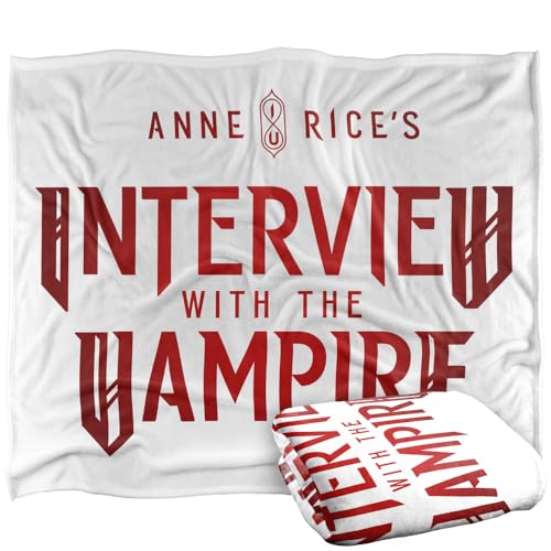 Interview With The Vampire Red Logo Silky Touch Super Soft Throw Blanket 152 X 127 Cm