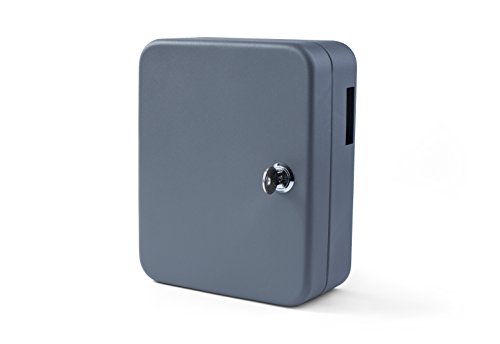 PAVO 8036653 Key Cabinet for 30 Keys - Dark Grey by Amazon | ufurnish.com
