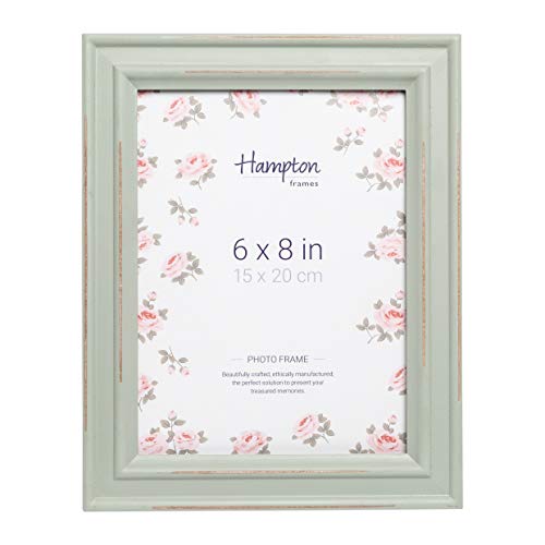 Hampton Frames PALOMA 6x8 (15x20cm) Sage Green Picture Photo Frame Glass PAL301968S